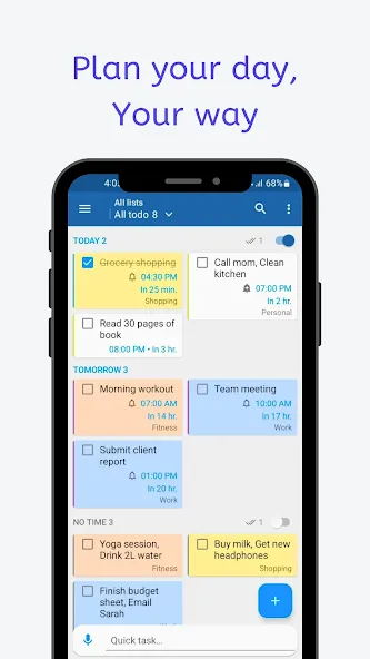 To Do List with Reminder screenshot 1
