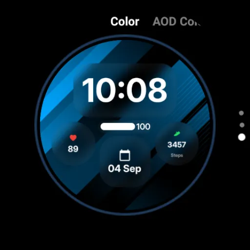 Liquid Glass Watch Face screenshot 16