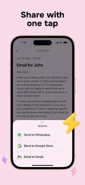 Letterly: Write by Voice & AI screenshot 6