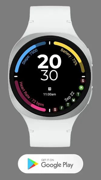 Active Sport Time Watch face screenshot 5