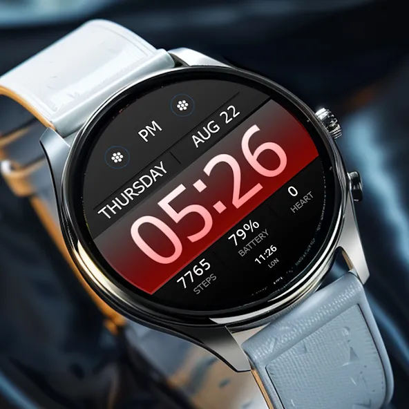 Key WF40 Digital Watch Face screenshot 7