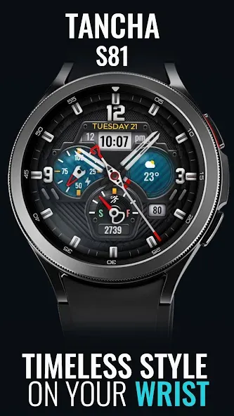 Tancha S81 Hybrid Watch Face screenshot 1