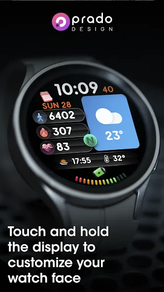 PRADO 67 Digital Watch Face screenshot 3