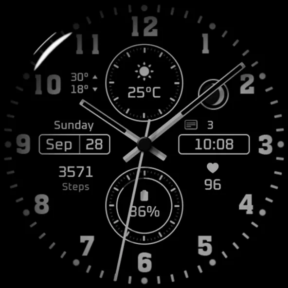 Watch face 10h08.com #76 screenshot 25