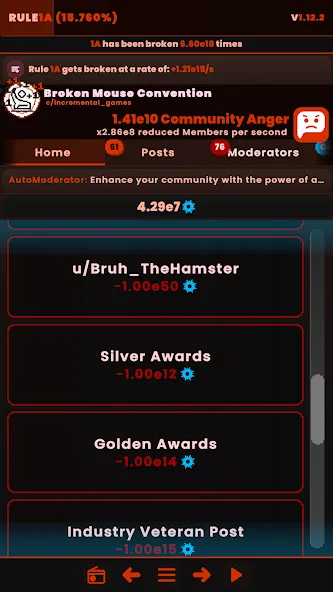 Rule1A Incremental: Idle Forum screenshot 5