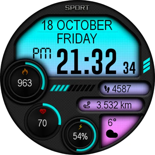 Digital Iwasa Watch Face screenshot 23