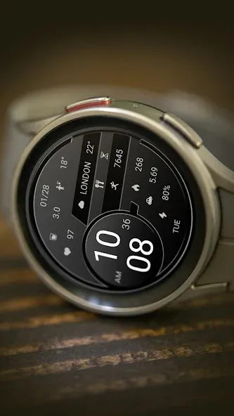 ZKin Watch Retro Elegant Black screenshot 17