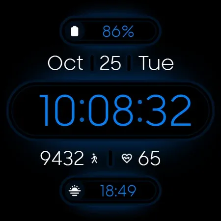 TOPO Digital - watch face screenshot 12