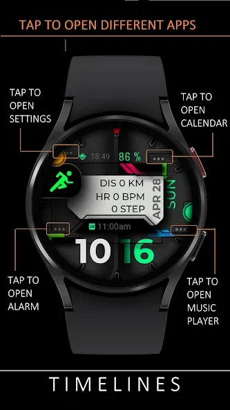 Watch Face H9 screenshot 2