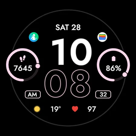 TVV Fitness 4 Watch Face screenshot 11