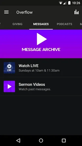 Overflow Church Magee screenshot 2