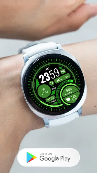 Digital Sport Watch face screenshot 2