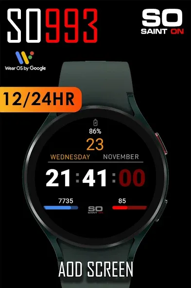 SO993 Watchface screenshot 7