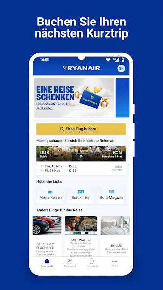 Ryanair screenshot 1