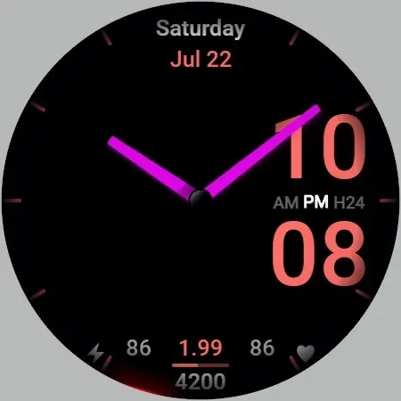 WR 004 Hybrid Watch Face screenshot 26