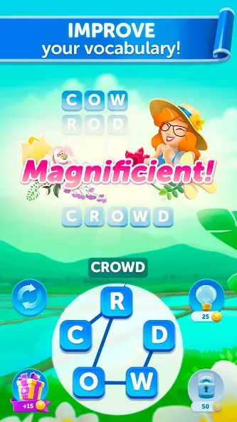 Bouquet of Words: Word Game screenshot 3
