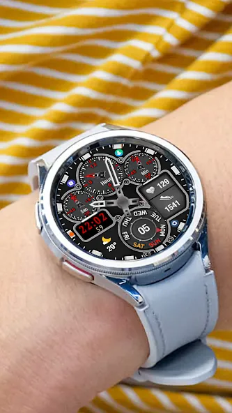 N-SPORT590 RedHybird WatchFace screenshot 4