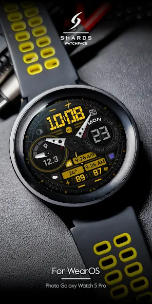 SH060 Watch Face, WearOS watch screenshot 4