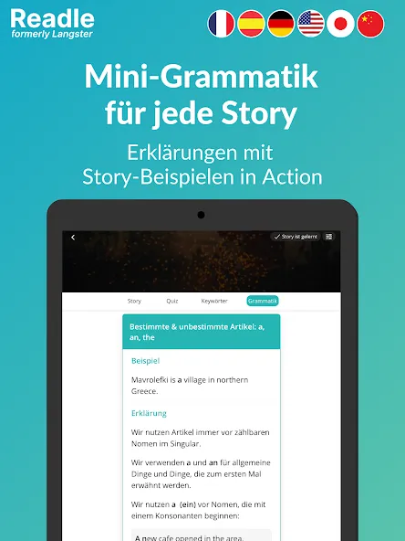 Readle (ex—Langster) Sprachen screenshot 15