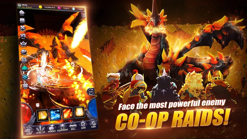 AFK Dungeon : Idle Action RPG screenshot 5