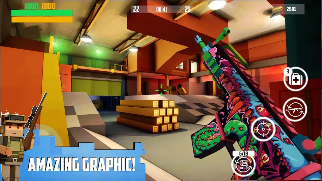 Block Gun 3D: FPS Shooter PvP screenshot 2