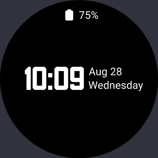 MPW01 Digital Watch Face screenshot 15