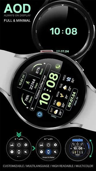 WFP 341 Informer watch face screenshot 4