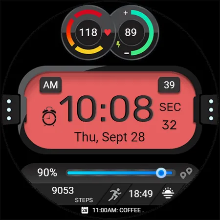 IA95 Digital Watchface screenshot 12
