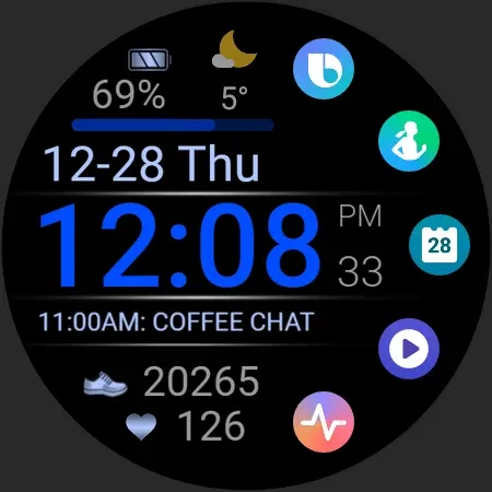 PW85 App Launch Watch Face screenshot 33