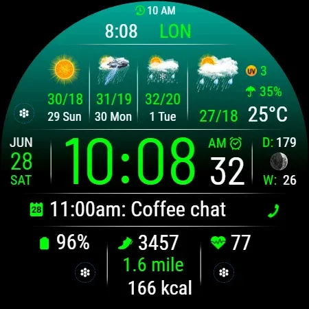 VF Weather Inform Watch Face screenshot 31