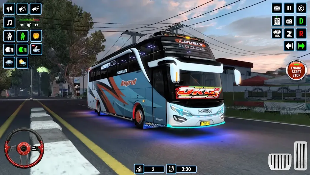 Bus Games Real Bus Driving 3D screenshot 1