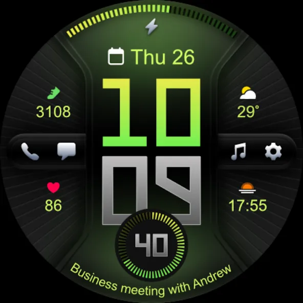 PRADO 78 Digital Watch Face screenshot 12