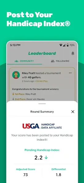 Leaderboard Golf screenshot 10