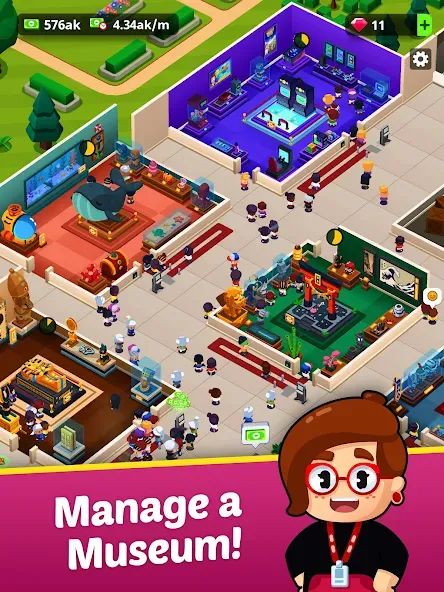 Idle Museum Tycoon: Art Empire screenshot 10