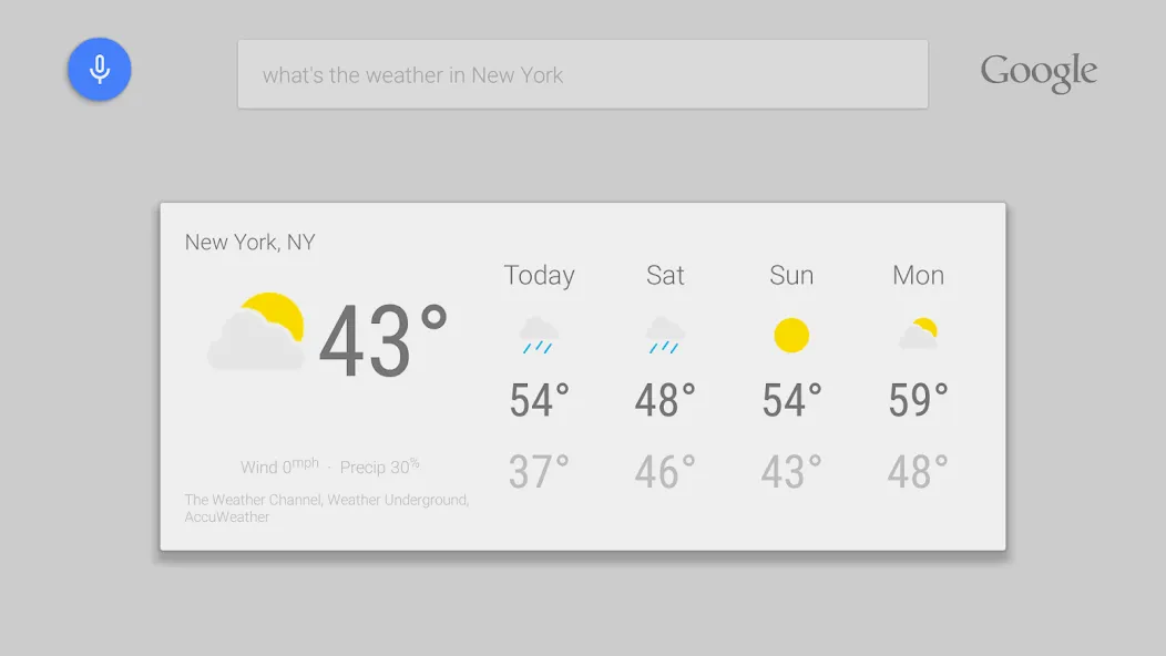 Google app for Android TV screenshot 9