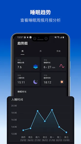 Sleep Monitor - 睡眠追踪、录鼾声梦话、助眠 screenshot 5
