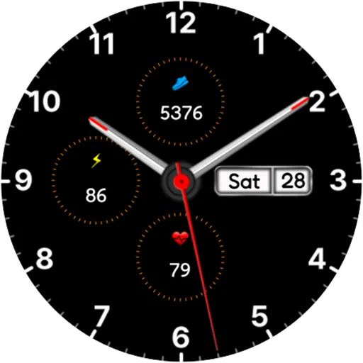 Analog Minimal Watch face screenshot 9
