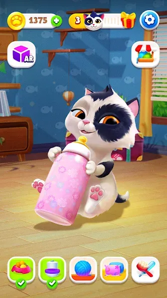 My Cat: 我的貓咪 - 電子寵物遊戲 我的虛擬寵物 screenshot 2