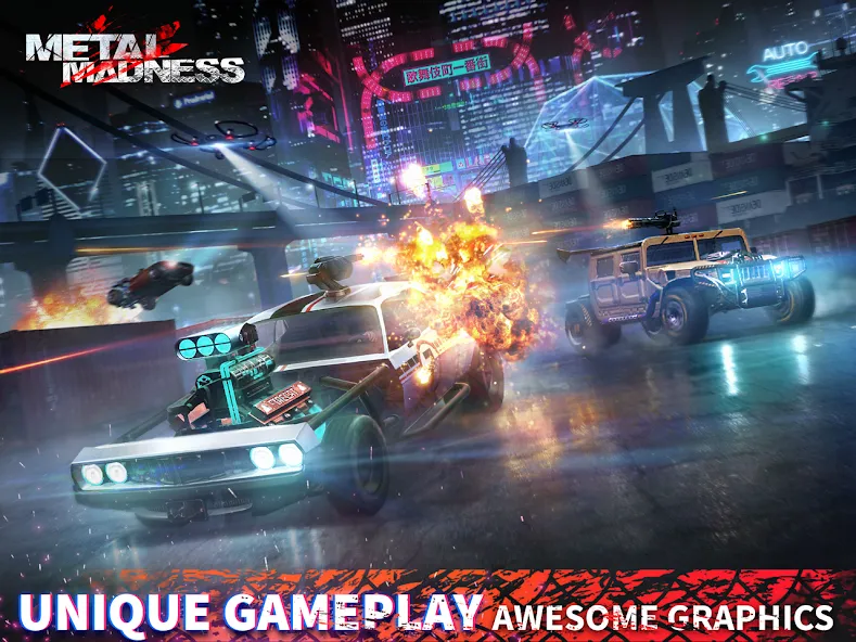 METAL MADNESS PvP: Car Shooter screenshot 18