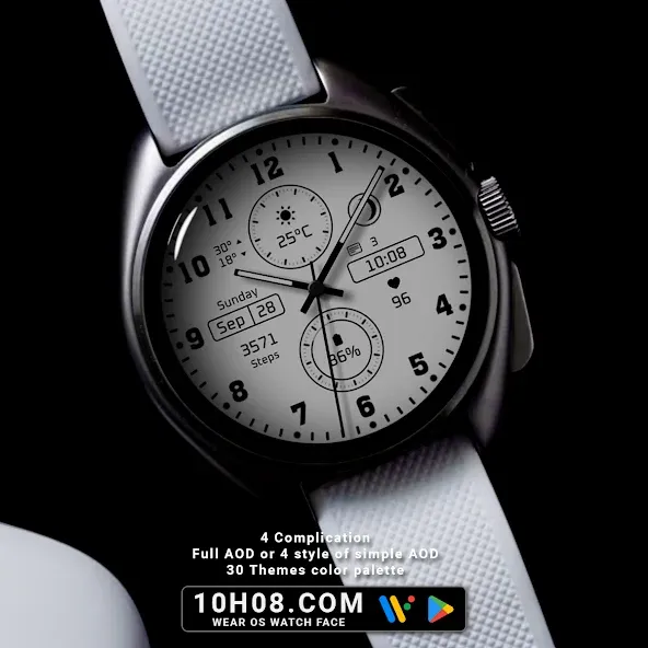 Watch face 10h08.com #76 screenshot 2