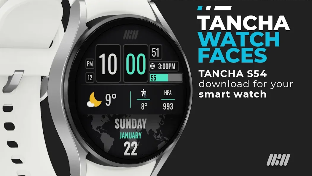 Tancha S54 Digital Watch Face screenshot 8