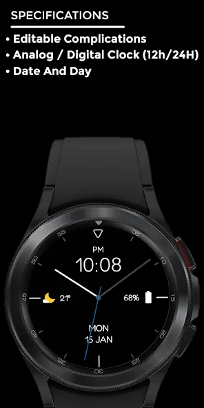 Stiff Night - watch face screenshot 4