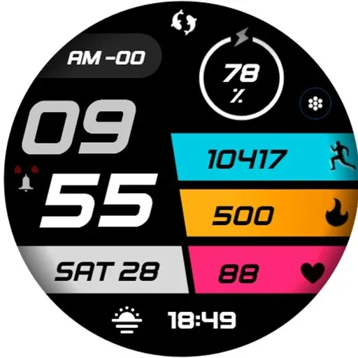 Modern Digital Cool Watch EC34 screenshot 18