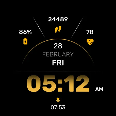 Smart Time Watch Face screenshot 7