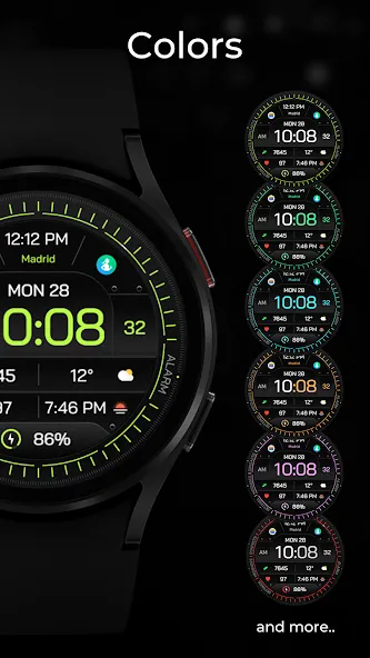 TVV Digital 7 Watch Face screenshot 2