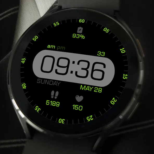 Key060 Digital Watch Face screenshot 4