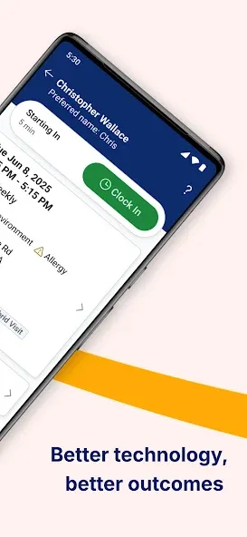AlayaCare screenshot 2