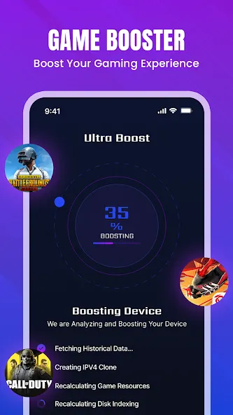 Game Booster: GFX & Lag Fix screenshot 1
