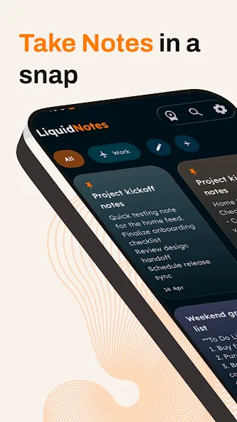 Liquid Notes screenshot 1