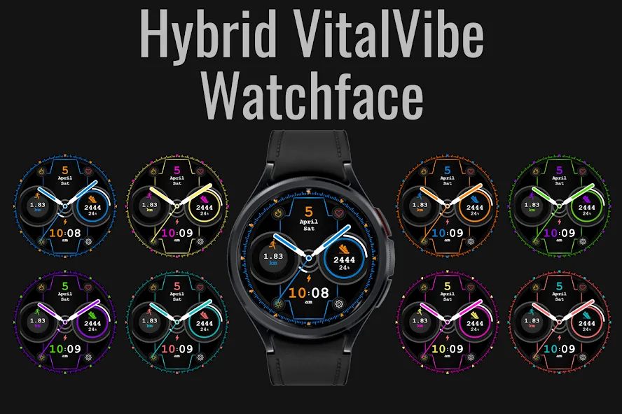 Hybrid VitalVibe Watch Face screenshot 4